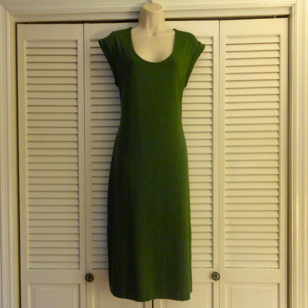 Banana Republic Green Sheath Dress - Medium  *NWOT*